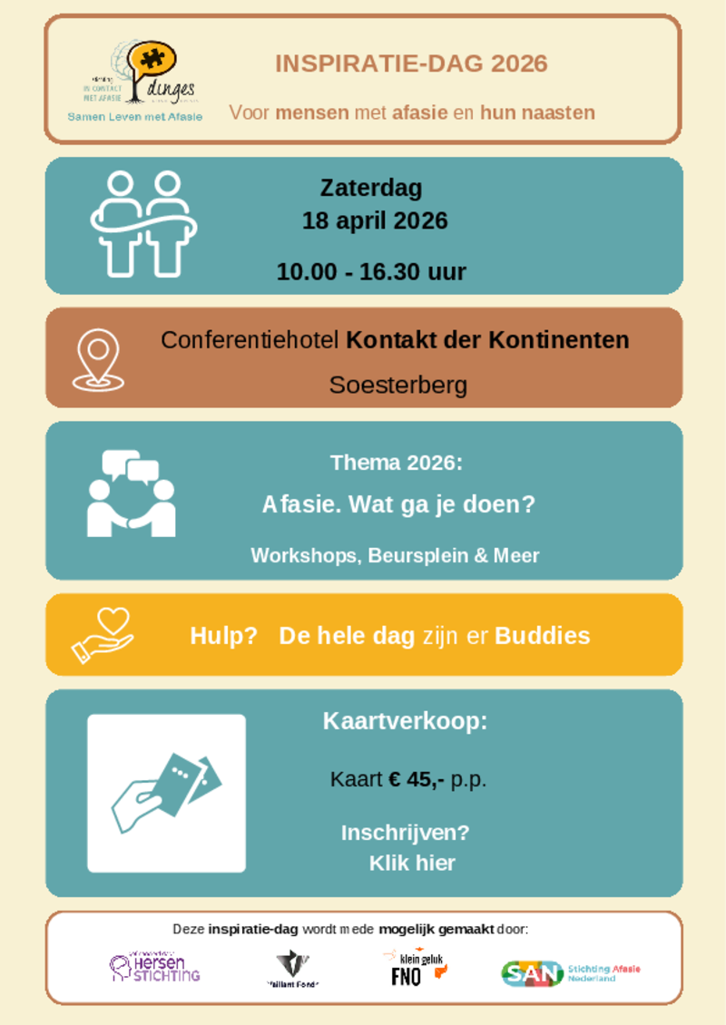 Inspiratiedag 18 april 2026